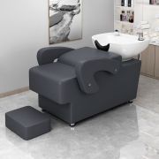 Мойка парикмахерская лежачая «Simple New» тёмно-серая