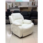 Кресло-реклайнер «Трон» Maxi на 2 моторах Белый
