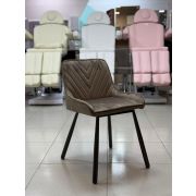 Стул кухонный «Манчестер» велюр коричневый