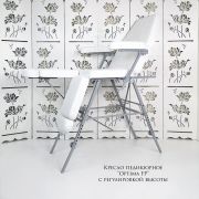 Кресло педикюрное «Optima» с регулировкой высоты Белый Глянец