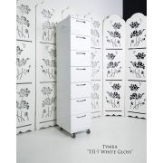 Тумба «ТП-7» 1380*300*400 белый шёлк