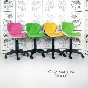 Каркас стула «Shell» велюр фиолетовый